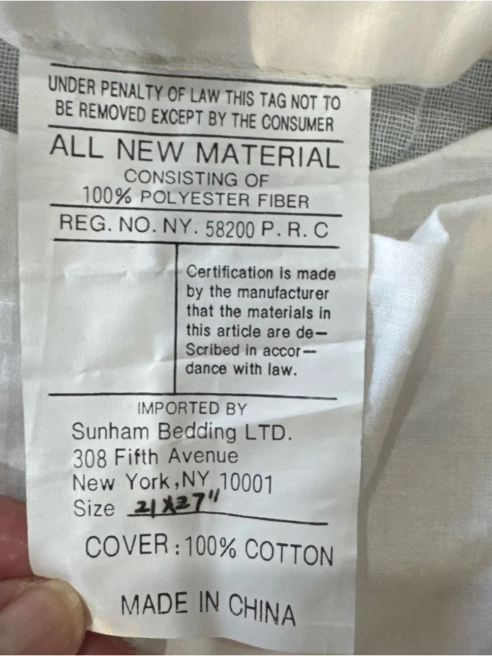 Set of 2 Quilted Patchwork Pillow Shams – 100% Cotton – 21” x 27”
